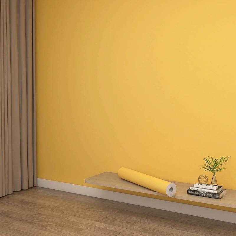Matte Solid Color Design Dormitory Bedroom Decoration Self Adhesive Wallpaper