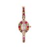 Elegant Petite Ladies' Wristwatch with Inlaid Gemstones