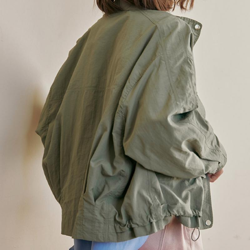 Maxza Out Pocket High Neck Anorak Jumper Ze04qj002nh