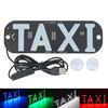 LED Indicator Light Waterproof Taxi Sign Lamp with USB Power Car Windshield Light Stickers for Ride-Hailing Cars Grab Taxi