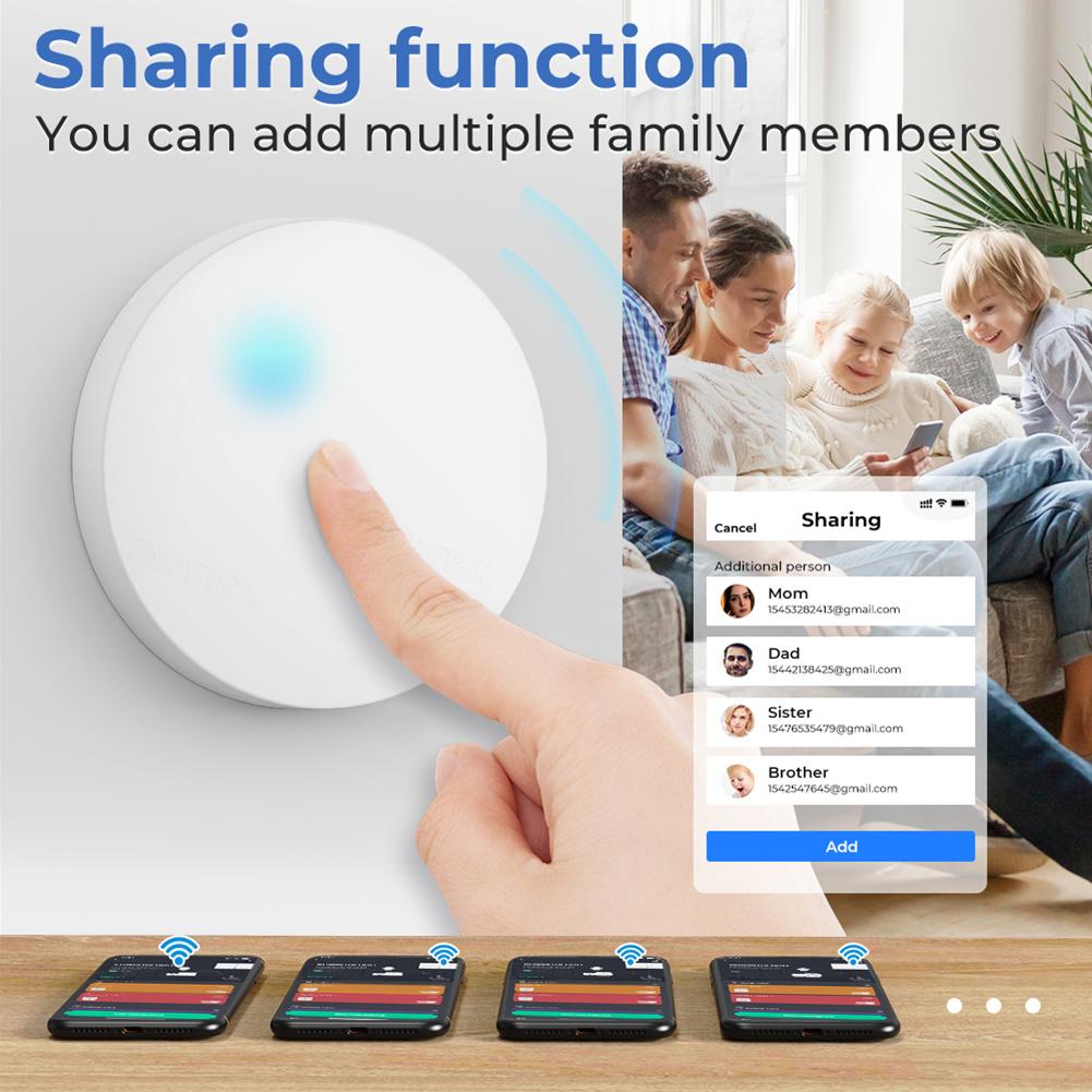 Gateway Need Button Smart Scene Switch Smart Light Switch One-Key Control Smart Wall Switch for Smart Home Devices China Mainland