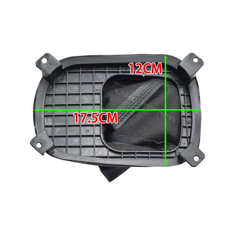 Per Kia Sportage 2007-2012 Nero Beige Pelle Pomello Cambio Leva Cambio Leva Bastone Copri-gaiter Stivale Accessori Styling Auto