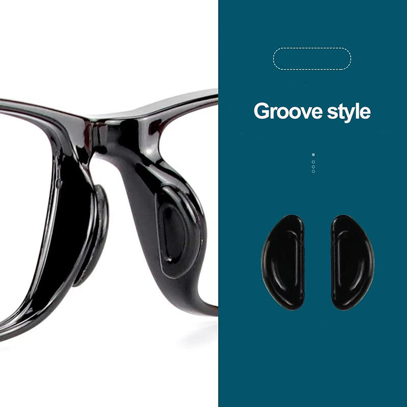 Anti-Slip Eyeglass Concave Convex Nose Pads Stick On Adhesive Thin Nose Pads for Glasses and Sunglasses