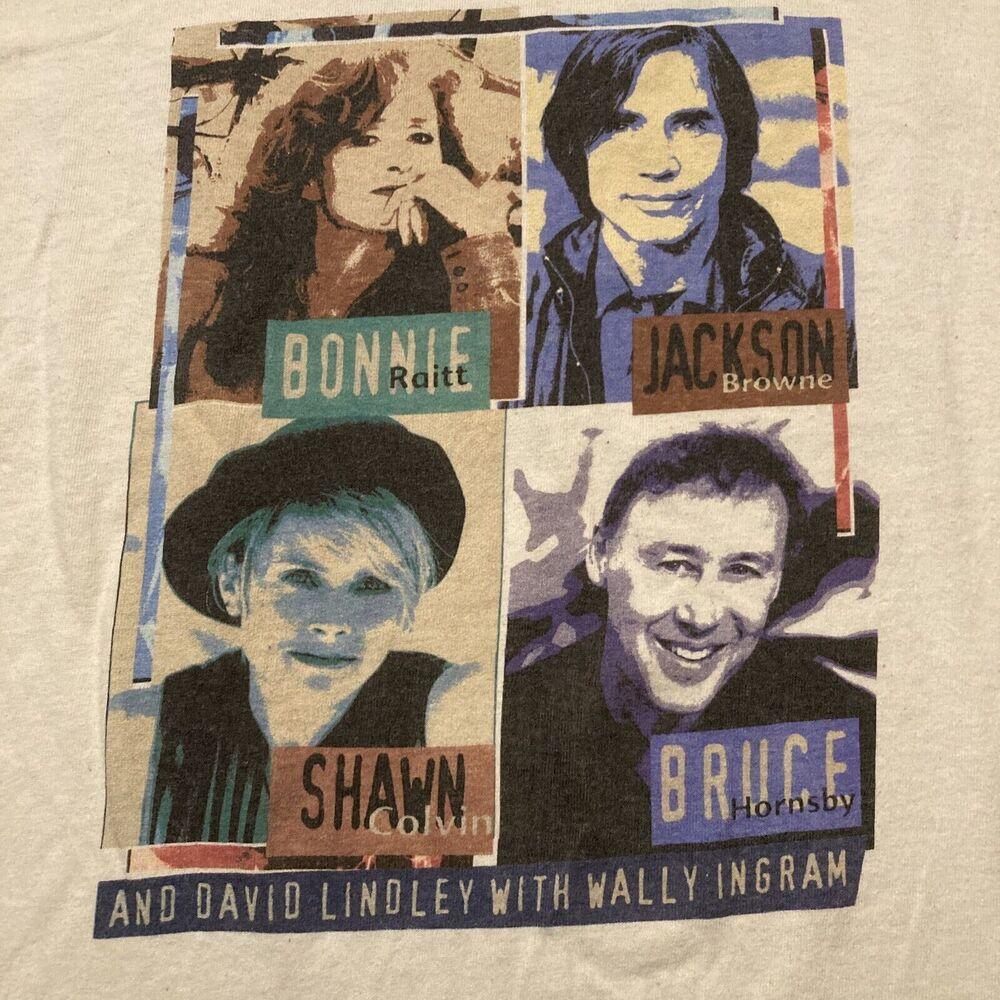 Bonnie Raitt Jackson Browne Bruce Hornsby tour T-shirt All Size S-5XL Unisex T-Shirt XXXL