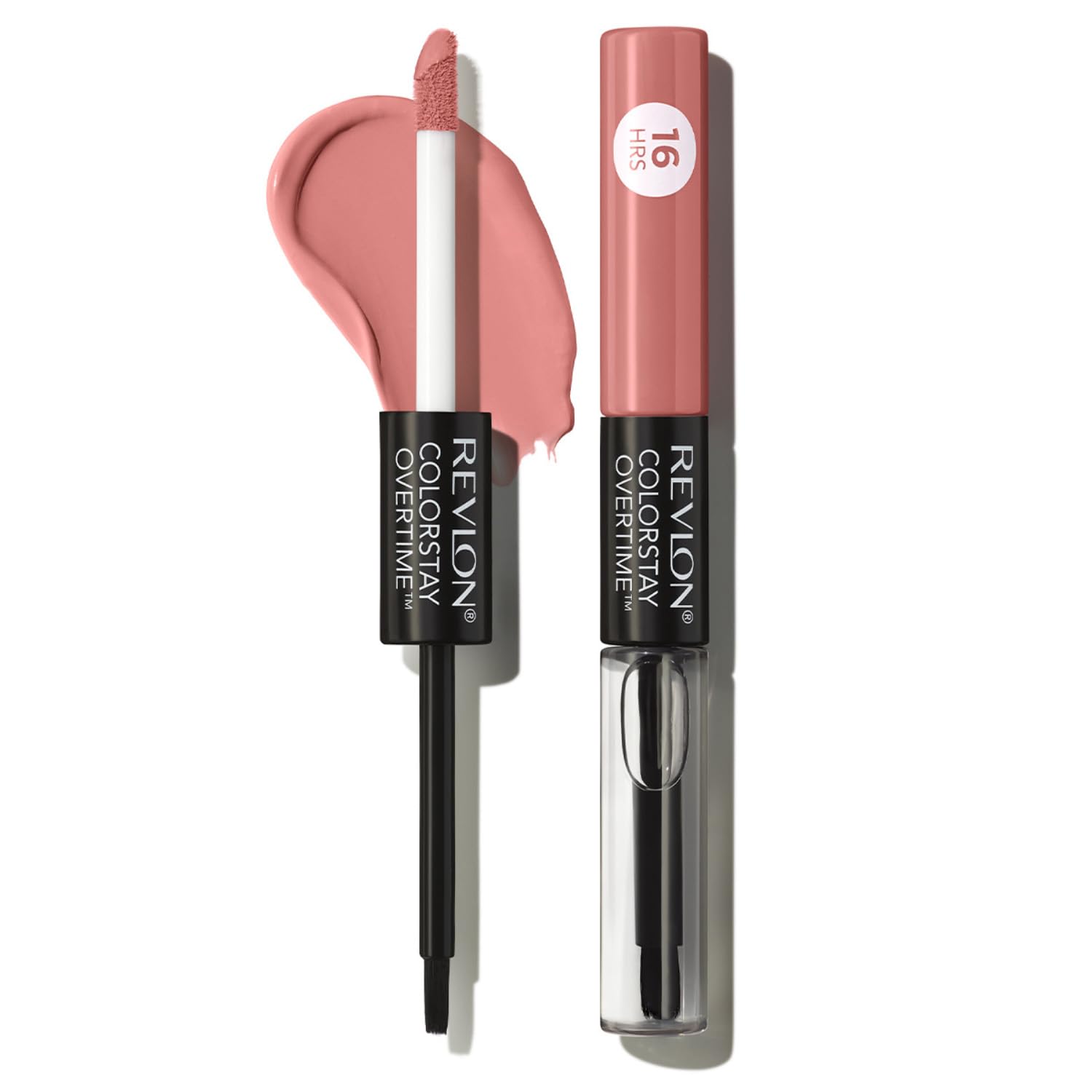 Revlon Colorstay Overtime Lip Color N 510 Boundless Nude (Color Image Coral Beige) Tint Gloss Shine Beautiful Development
