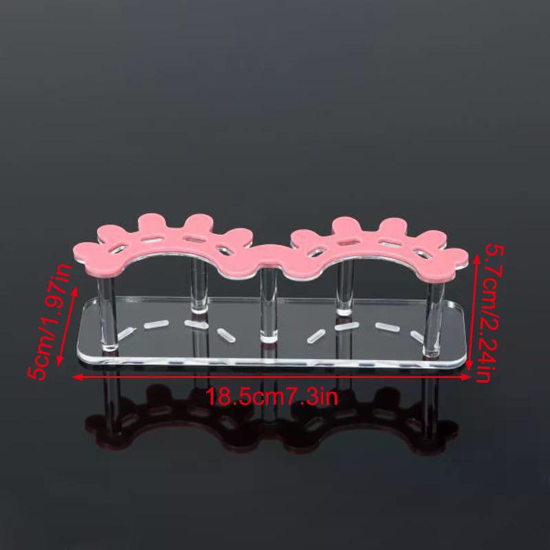 Acrylic Eyelash Tweezers Storage Rack Tweezer Organizer Holder Stand Eyelash Extension Tools Makeup Beauty Shelf 8 Holes