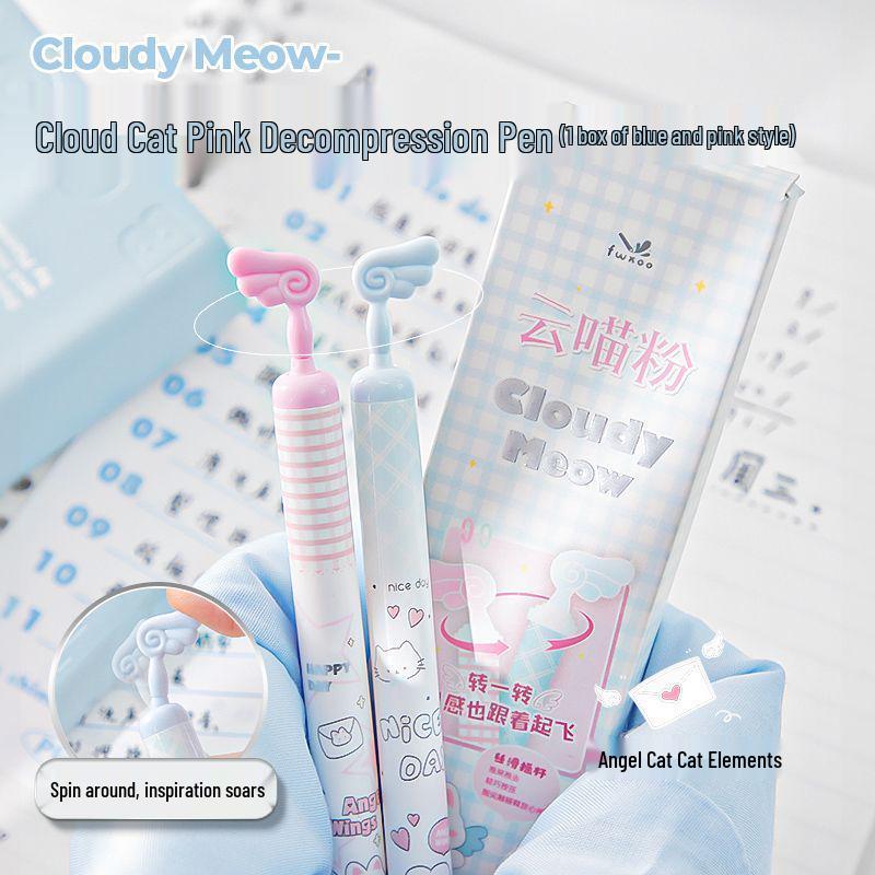 

Yun Miao Pink Angel Quick-Drying Gel Pen for Students 0.5mm 0.5mm