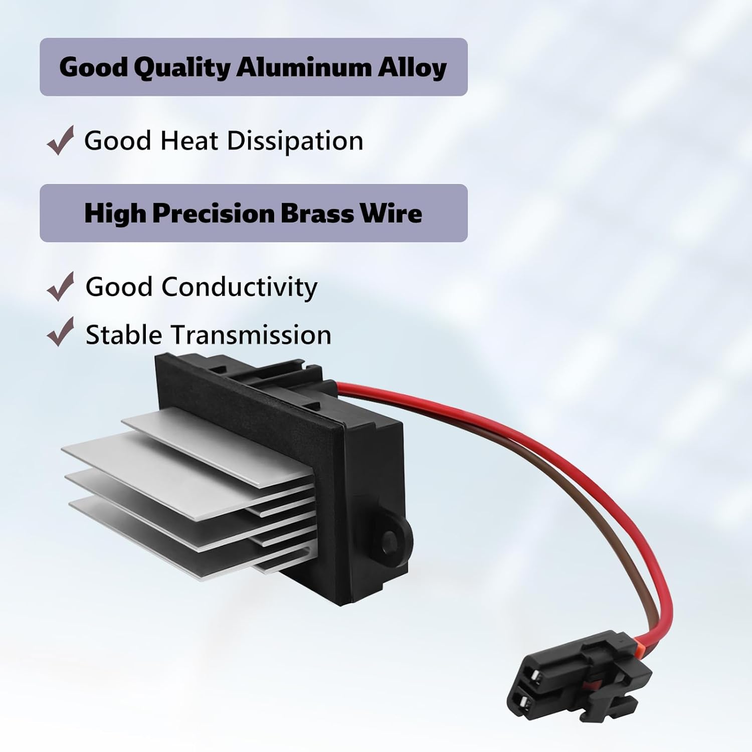 

Blower Motor Resistor Heater Blower Motor Fan for 2003-2007 Hummer H2 Replace 19331830 19329838 89023355 93803637 88986529 15-80388 15-80655 15-80911