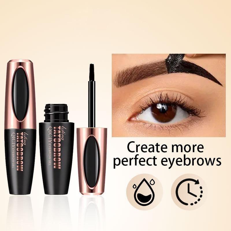 Tříbarevný neblednoucí gel na obočí v korejském stylu pro lifting obočí