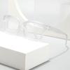 New Square Anti Blue Light Flat Mirror, Plain Colored, Rice Nail Street Photography, Simple Eyeglass Frame, Business Eyeglass Frame