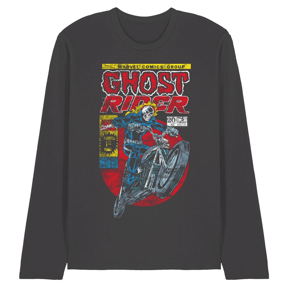 Ghost Rider Unisex Adult Long-Sleeved T-Shirt