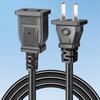 2M 5M 10M US-Stecker AC-Netzstecker Kabel TV PC Laptop Stromversorgungskabel Kupfer-Ladekabel