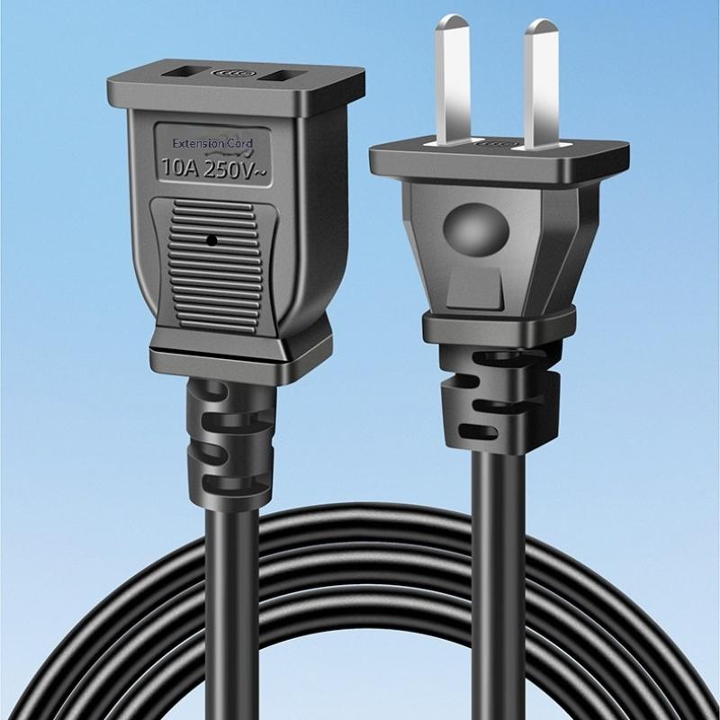 2M 5M 10M US-Stecker AC-Netzstecker Kabel TV PC Laptop Stromversorgungskabel Kupfer-Ladekabel