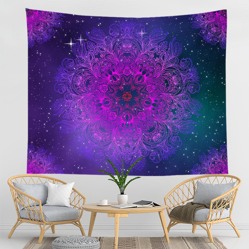 

Гобелен с мандалой, индийский гобелен, богемный гобелен, настенный гобелен, настенный гобелен, настенное постельное белье 150x100cm