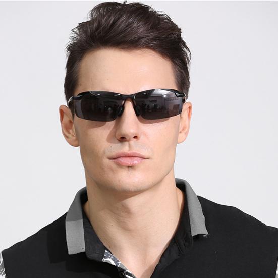 Polarisierte Sonnenbrille Intelligente Farbwechselnde Anti-UV-Brille Augenschutz Tag und Nacht Damen Herren Fahrspiegel Angelbrille für Outdoor