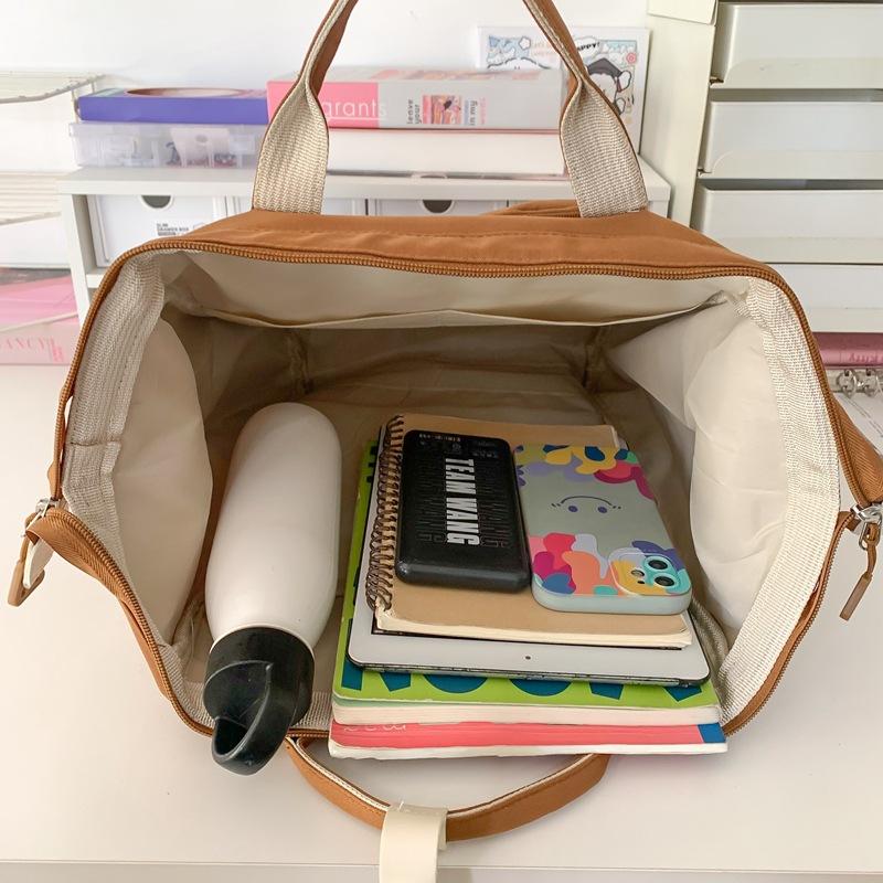 Batoh pro ženy s velkou kapacitou, školní taška pro studenty nižšího a vyššího stupně, pro vysokoškoláky, kampusová móda, jednobarevný batoh