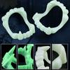 1Pcs Devil Tooth Fangs Halloween Decorative Vampire Luminous Dentures Interesting Prank Horror Fun