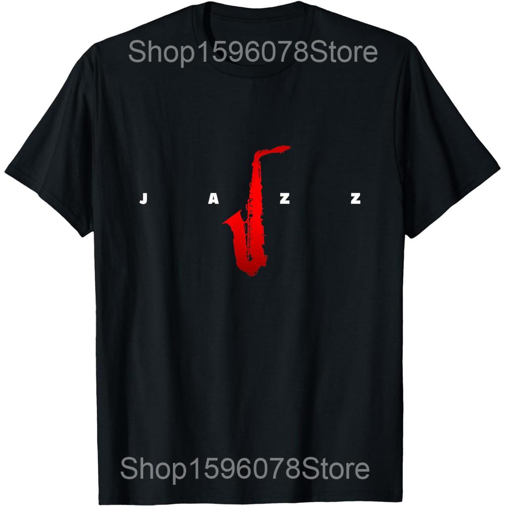 Sax Player Saxophonist Music Notes Jazz Music Saxophone T Shirts Men Cotton Humor Streetwear Tee Short Sleeve Unisex Clothing