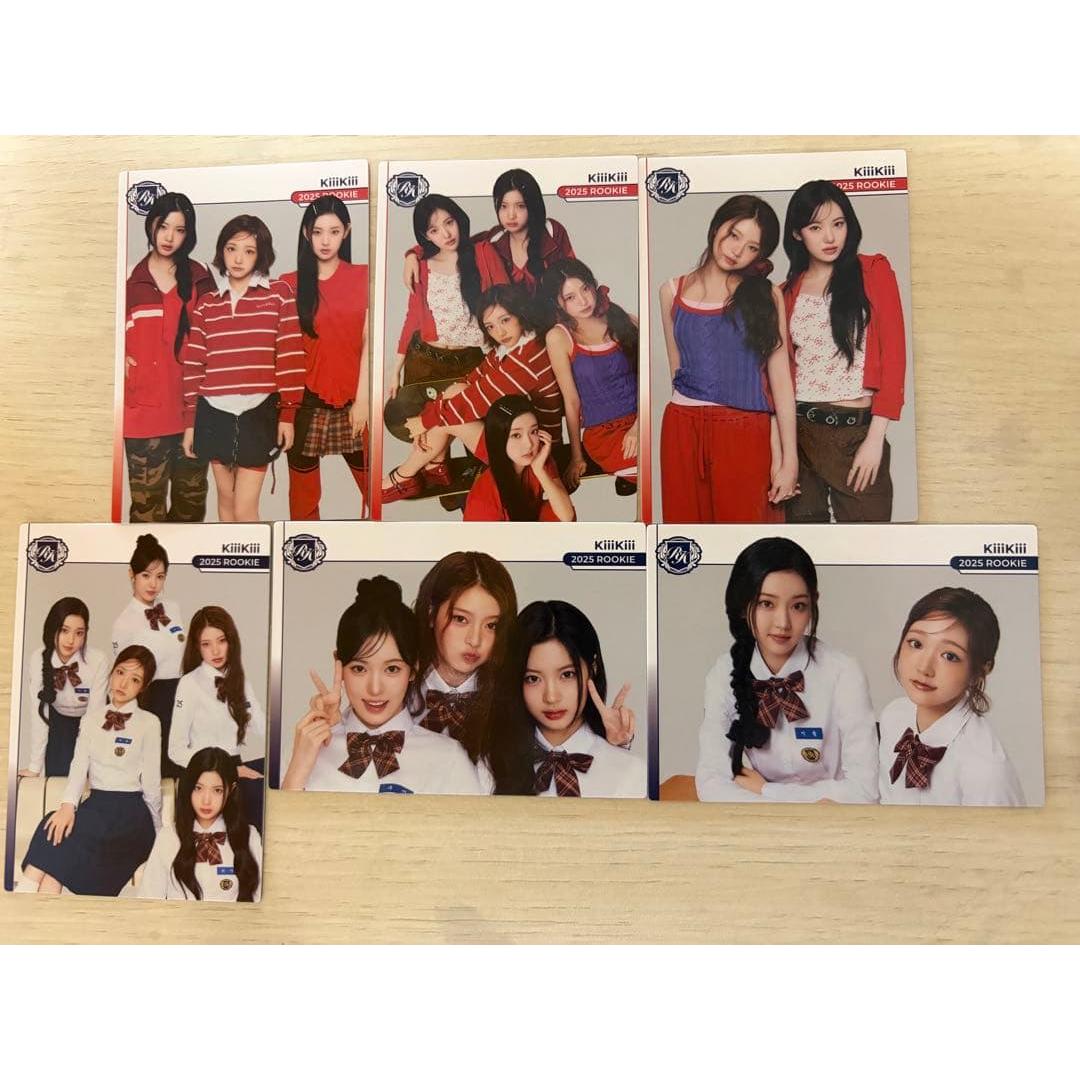 kiiikiii teleca telephone card set of 6