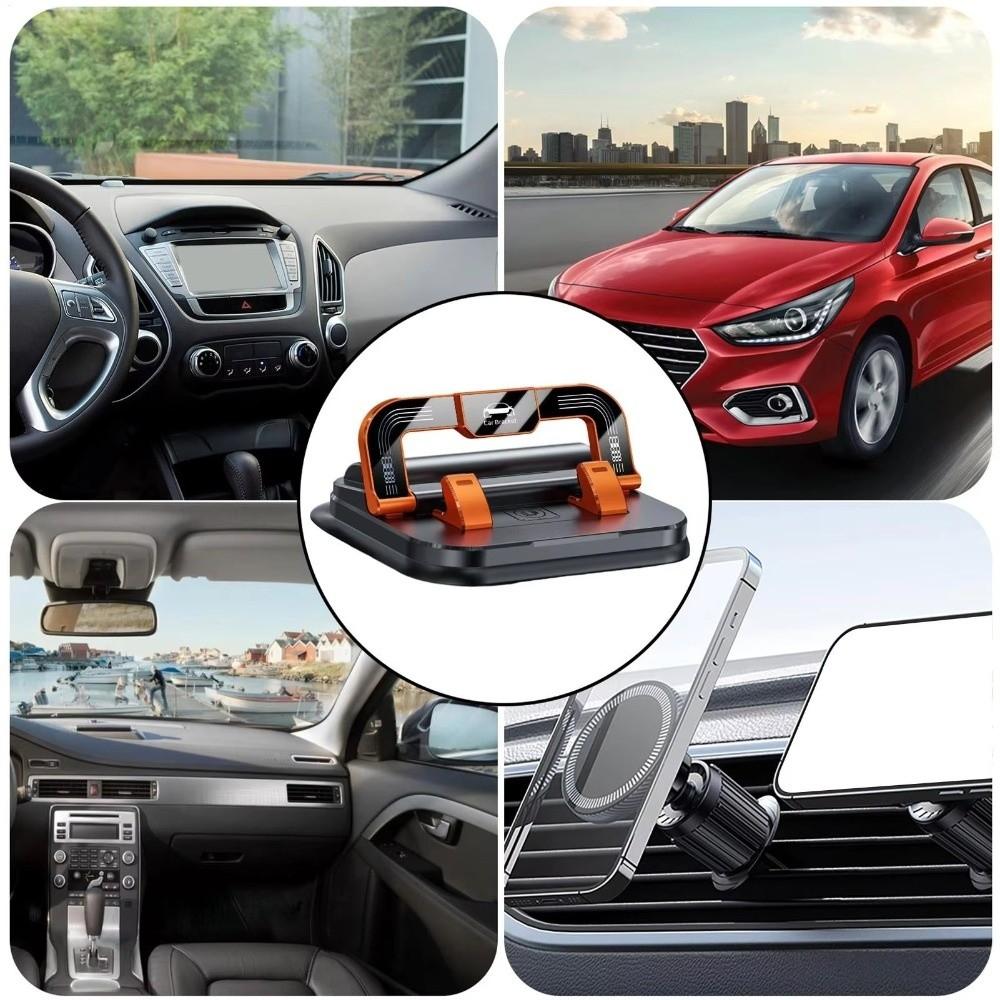 2-in-1 Design Car Phone Mount 360° Rotation Phone Holder Portable Vehicle Mount  Vehicle Mounting