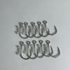 10Pcs High Strength Barbed Fishing Hook Heavy Duty Sea Bass Carbon Steel Hook  Live Bait