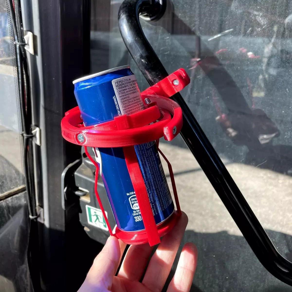 

Gyroscopic Cup Holder Adjustable Self Leveling Clamp 3D Motorcycle Drink Clamp Multifunctional for Bikes and Motorcycles красный