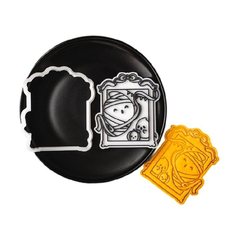 Cartoon Specter Halloween Cookie Cutter Set Specter Shape Baking Tool Practical Kitchen Gadget For DIY Dessert