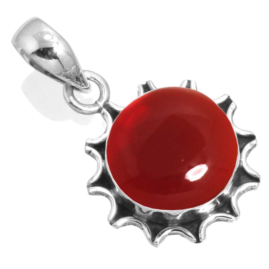 925 Sterling Silver Pendant Women Gemstone Handmade Jewelry Thanksgiving Gift Amber Amethyst Black Onyx Carnelian Garnet Quartz Green Onyx Gold Stone