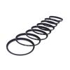 9pcs Filter Ring Adapter Set Step Up Rings 37-82mm UV ND CPL Camera Ring Adapter High Strength Aluminum Alloy