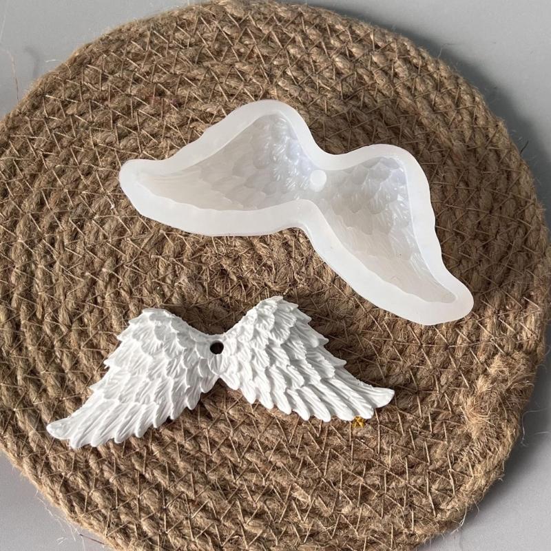 Wing Pendant Silicone Mold For Jewelry Making Food Safe Flexible Reusable Crafting Tool With Artistic Wing Design