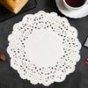 QPINGH 5-1/2" Round Lace Doilies, 100Pcs White Paper Placemats for Wedding, Birthday