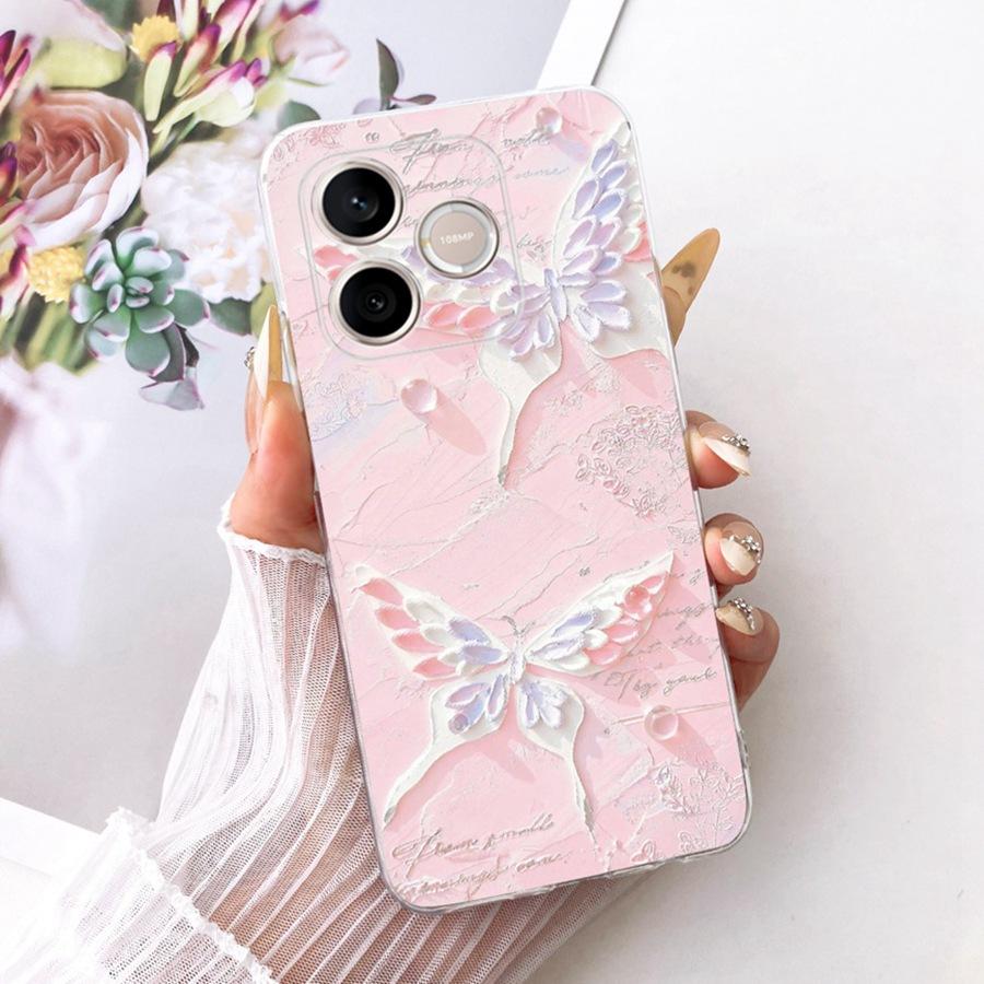 Pro Honor 600 Lite Pouzdro na telefon s počátečním písmenem pro Huawei Y6p Y 7 P Matný zadní kryt Ochrana fotoaparátu Nárazuvzdorná pouzdra