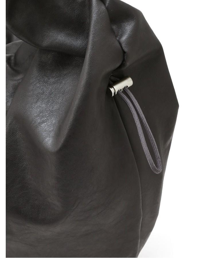 Athe Vanessabruno [Pli] Grey Faux-Leather Pli 2-Way Shoulder Bag And Crossbody Bag L Aaba6E833G2