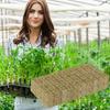 28/600pcs Stonewool Hydroponic Grow Media Cubes Plant Cube Soilless Substrate Seeded Rockwool Plug Seedling Block Garden Supply
