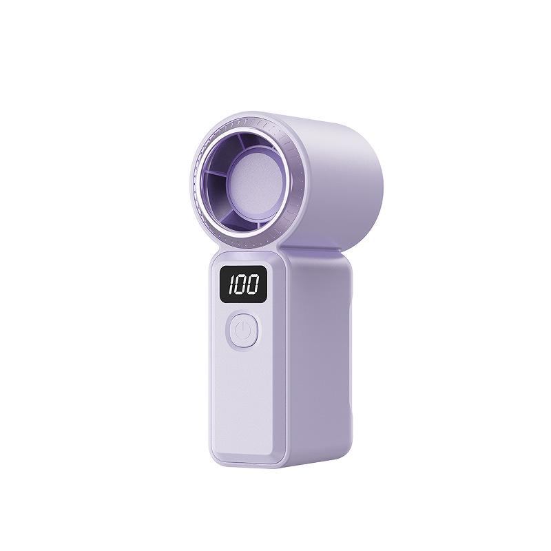 

Portable Mini Turbo Fan with USB Charging & Long-Lasting Battery for Outdoor Use 97*40*47.5mm 3000mAh фіолетовий