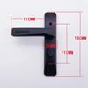 Keyless Bath Handle Door Lock Metal Security Door Handle Bathroom Handle Lock  Household Hardware