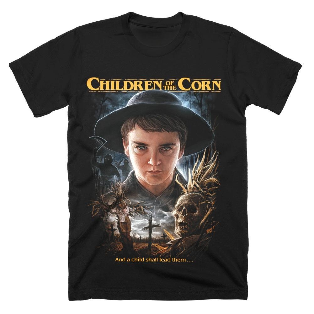 Children of The Corn TShirt Unisex Summer Cult Horror Movie Graphic Short Sleeve Oversized Streetwear Loose Fit Horror Fan Tee XL