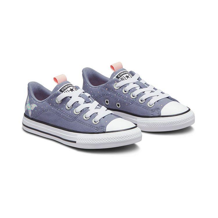 Converse All Star Abrasion Resistant Low Top Kids Canvas Shoes Violet Children Aged 3 7 Years Old A01707C