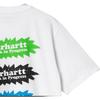 Carhartt WIP S/S Bam T-Shirt Logo Letter Print Crew Neck Short Sleeve T-Shirt Men T-Shirts White I033162-02-XX