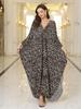 2025 European & American Cotton Print Beach Dress: Women's Loose Long Robe Cover-up with Sun Protection