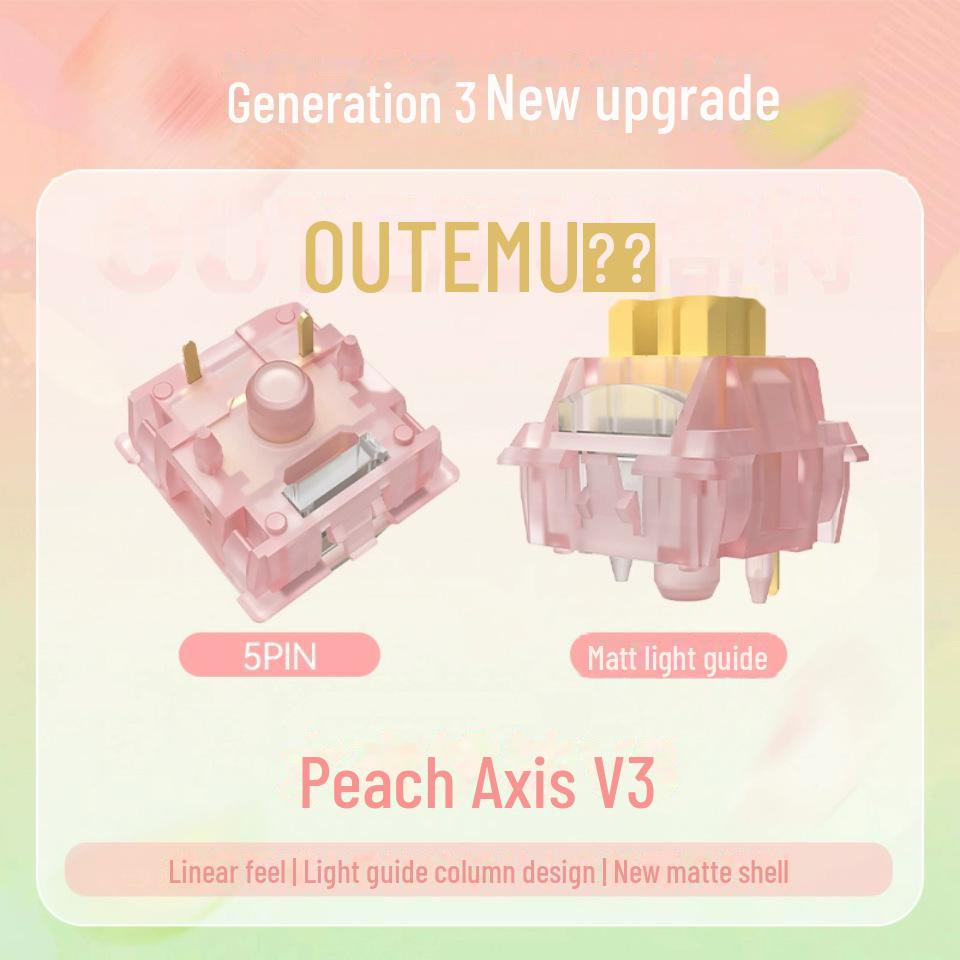 TTC Ice Quiet V2 Kaihua BOX Weiße Achse Mechanische Tastatur Lichtführung