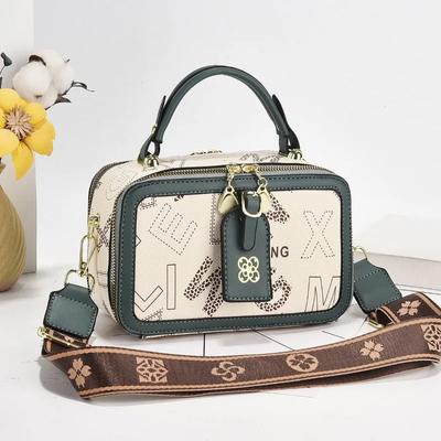 New Female Small Square Bag Luxury Designer Handbags for Women Famous Crossbody Bag for Women Leather Shoulder Bags