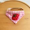 Cute Pet Triangle Bib Adjustable Cat Cartoon Bib Fashion Pet Water Scarf  Cat