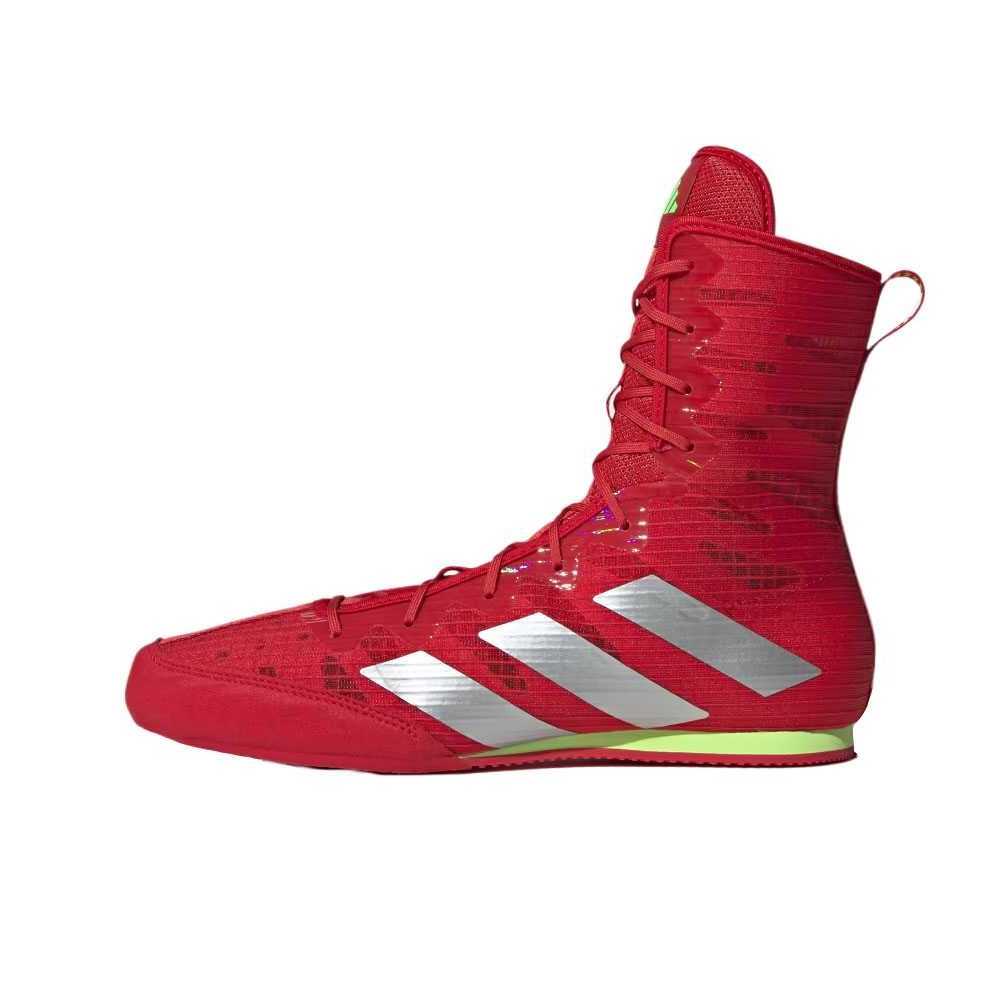 Adidas Бокс Хог 4 Алый Унисекс Кроссовки Красный Лучший-Алый Серебристый-Металлик JP9846 41⅓