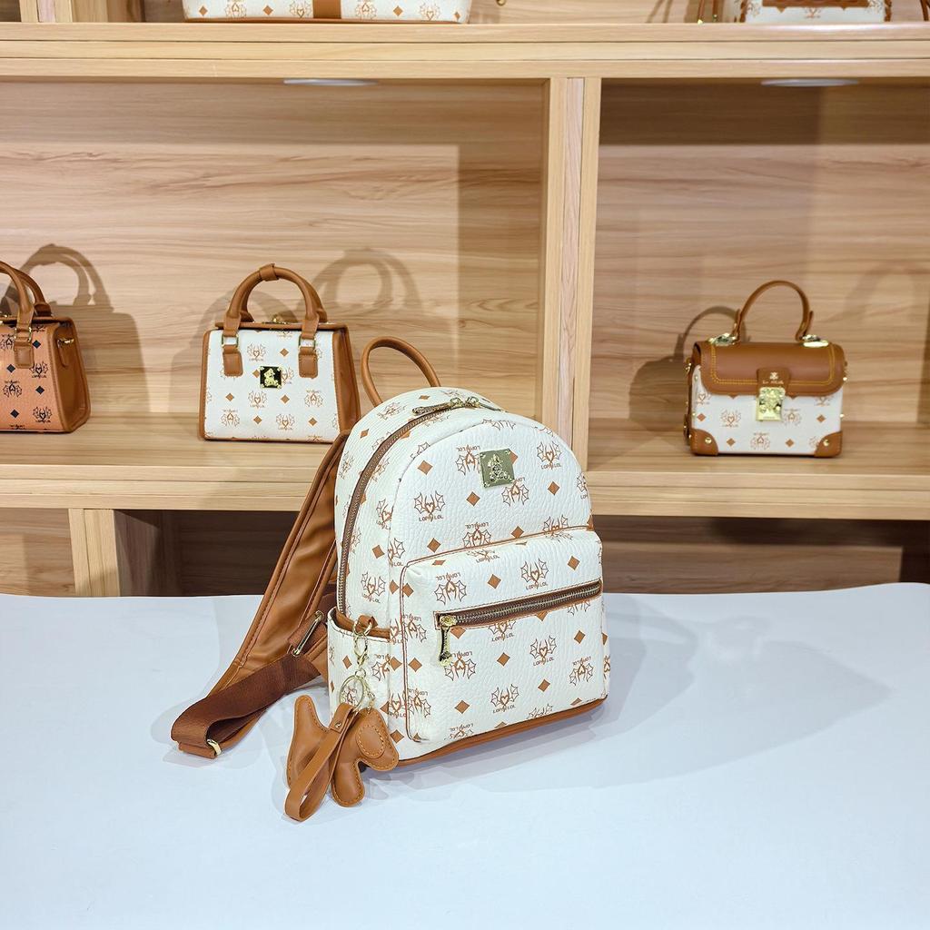 Women's Retro Floral Backpack, Classic Style, Fashionable, Large Capacity, Perfect for Commuting