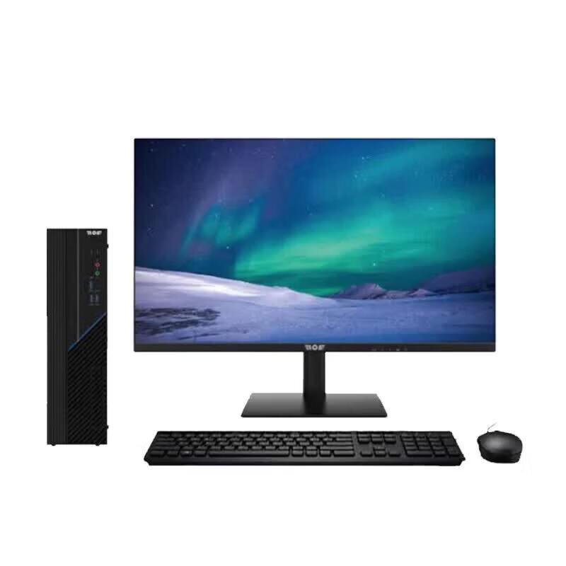 Aerospace 706 Loongson Commercial Desktop PC with 23.8-inch Monitor (CN version)