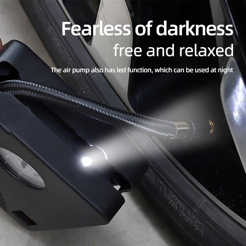 Tire Inflation Pump Portable Car Air Compressor Micro Wired Handheld Electric Inflation Pump Tools for Cars Motorcycles Bicycles