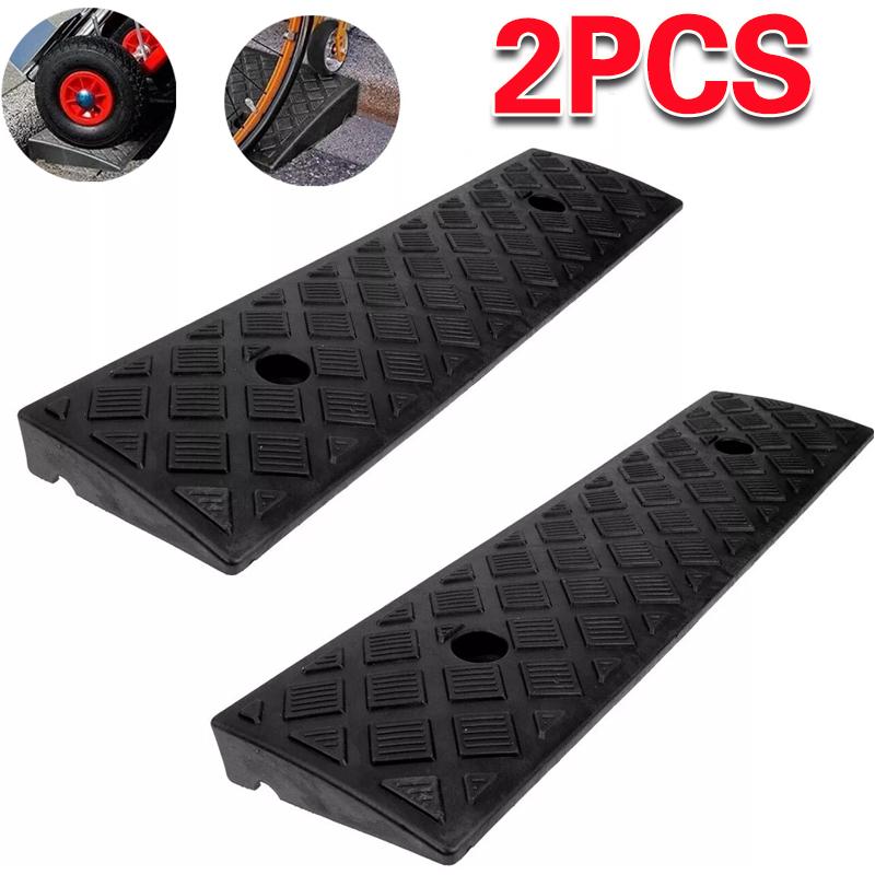 Steps Sloping Mat Household Slope Mat Road Teeth Curb Slope Car Uphill Threshold Mat Speed Reducing Belt Triangle Mat