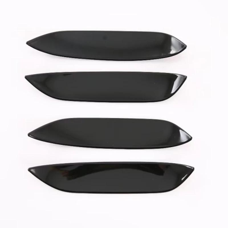 LHD RHD For BYD ATTO 1 Dolphin EA1   ABS Carbonfiber Black Outer Door Handle Door Bowl Catch  Exterior Decorate Sticker