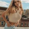 Cross Knitted Crop Top Women Sexy Off Shoulder Backless Street Vest 2023 Slim Spring Summer Fashion Tank Tops Vests
